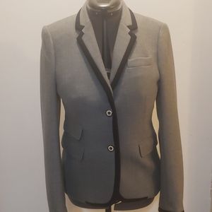 Wool J. Crew tipped blazer size 2